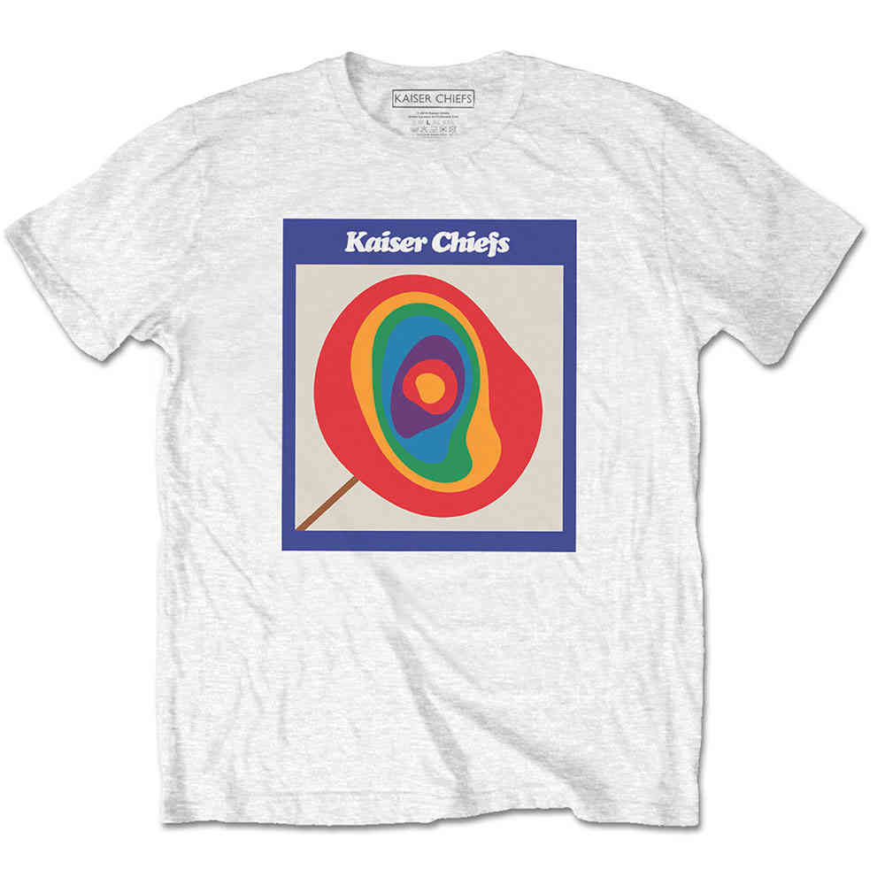 Kaiser Chiefs - Lollipop Heren Tshirt - Wit